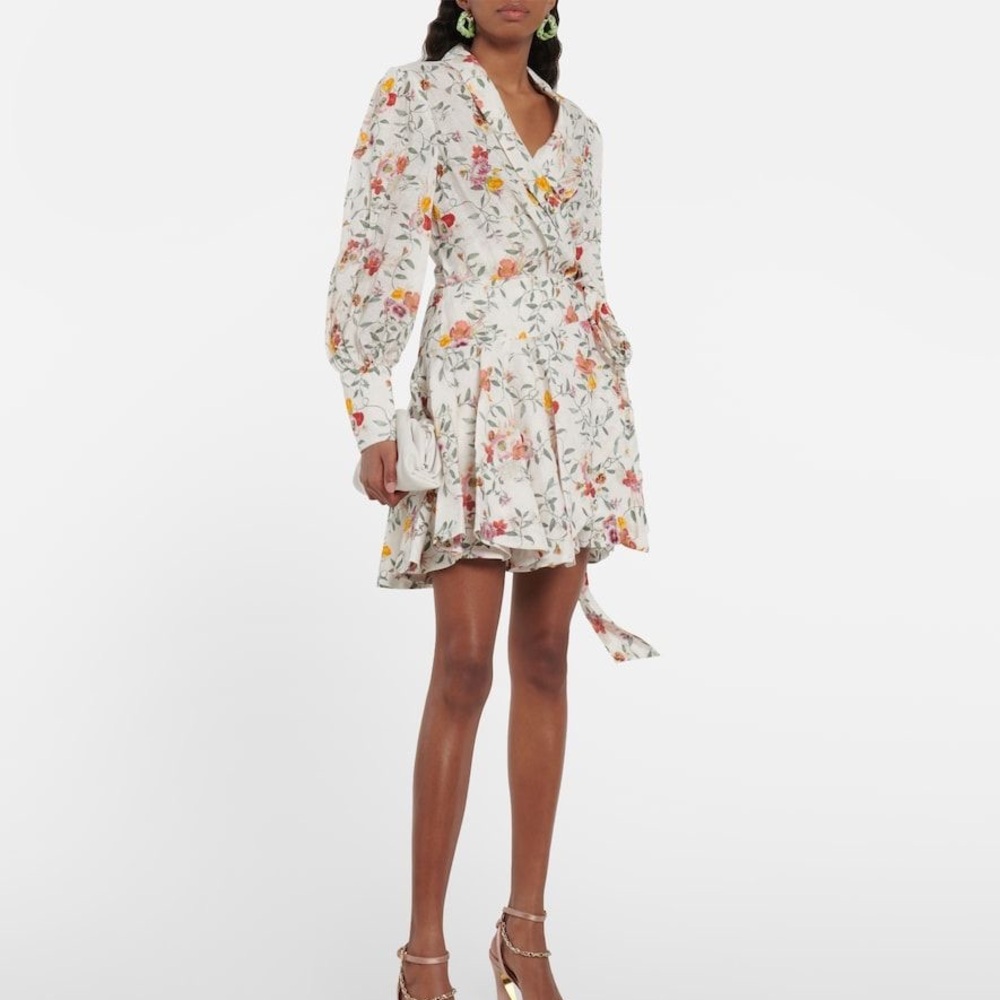 Zimmermann Floral Wrap Dress